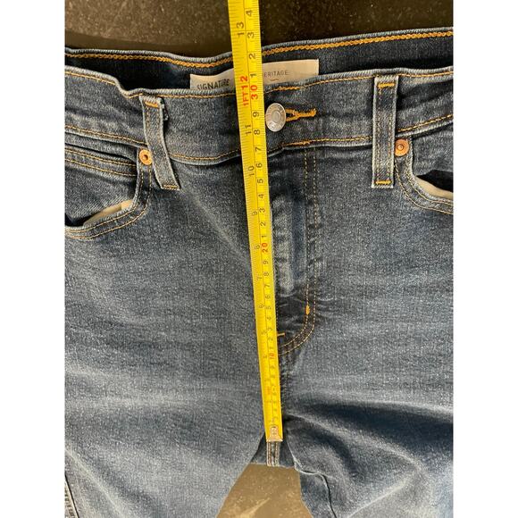 Levi's hi rise distressed skinny jean 12 w31 - Picture 7 of 8